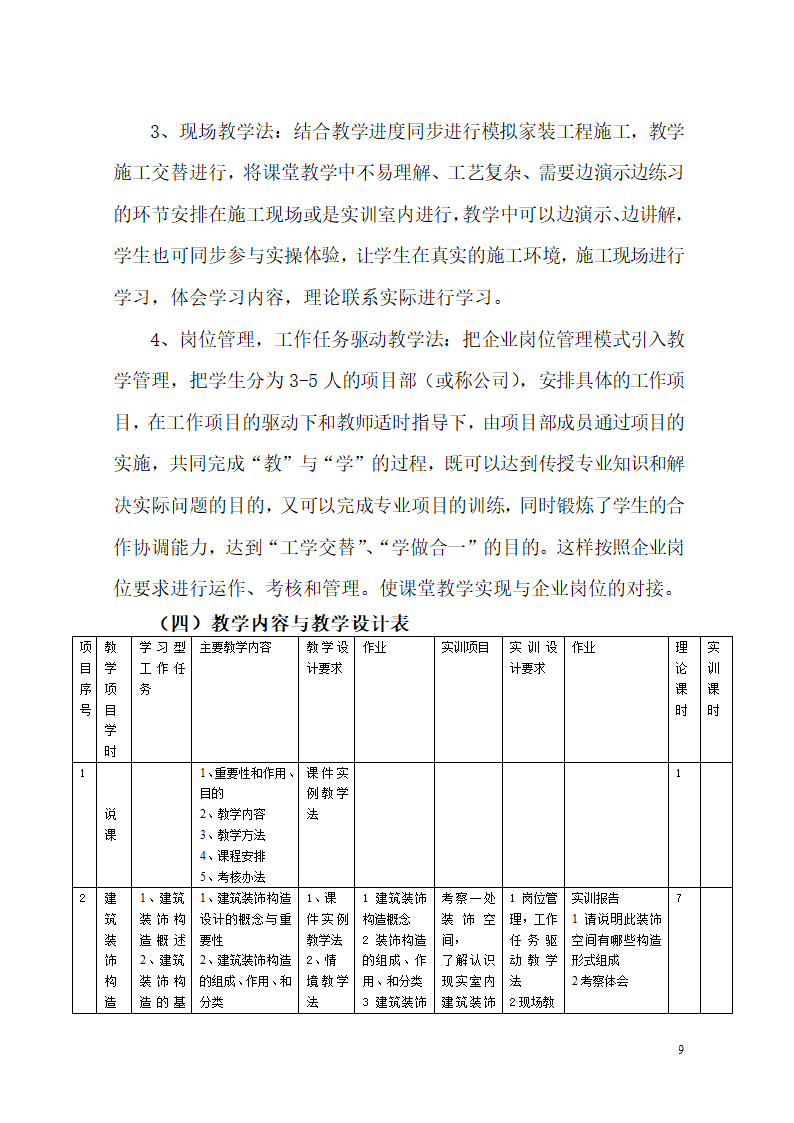 《家居装饰构造与施工工艺》教案.doc第9页