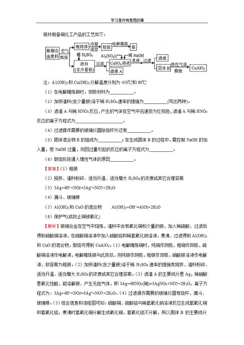 (新高考)2021年最新高考冲刺压轴卷 化学(含答案)第16页