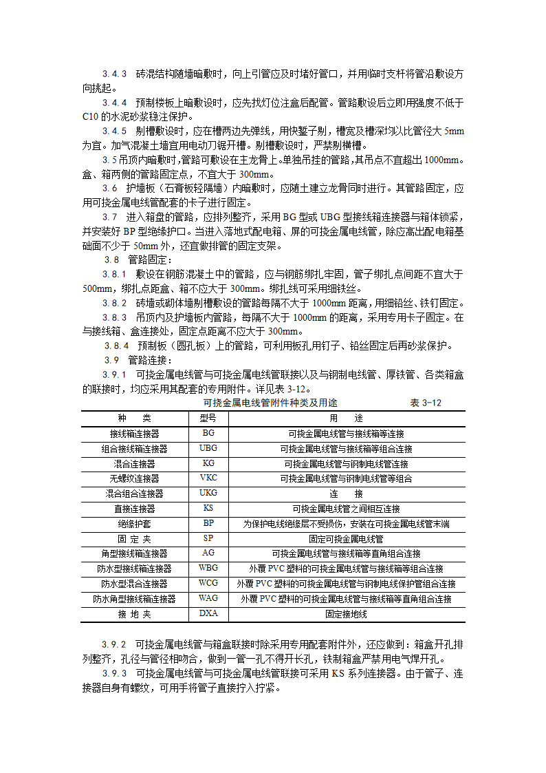 电气工程可挠金属电线管敷设工艺.doc第2页