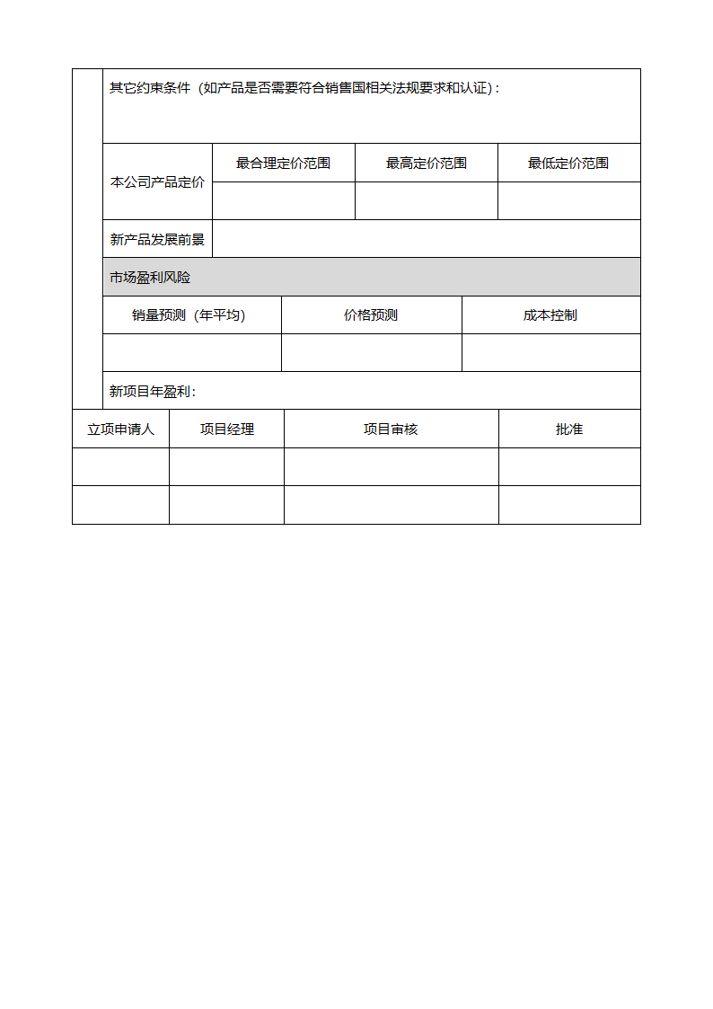 新产品开发立项申请表.doc第3页