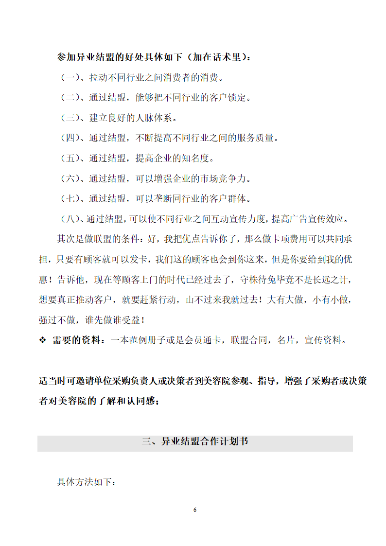 异业联盟规划策划书.docx第6页