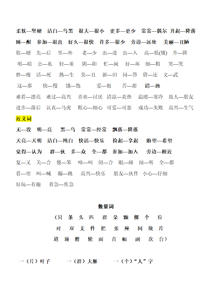 人教(部编版)一年级上册语文生字组词和造句.doc第10页