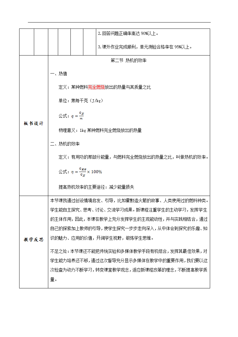 14.2《热机的效率》—人教版九年级物理全一册教学设计.doc第11页