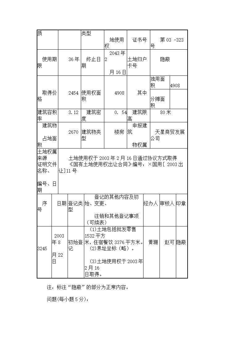 土地估价师考试真题第2页