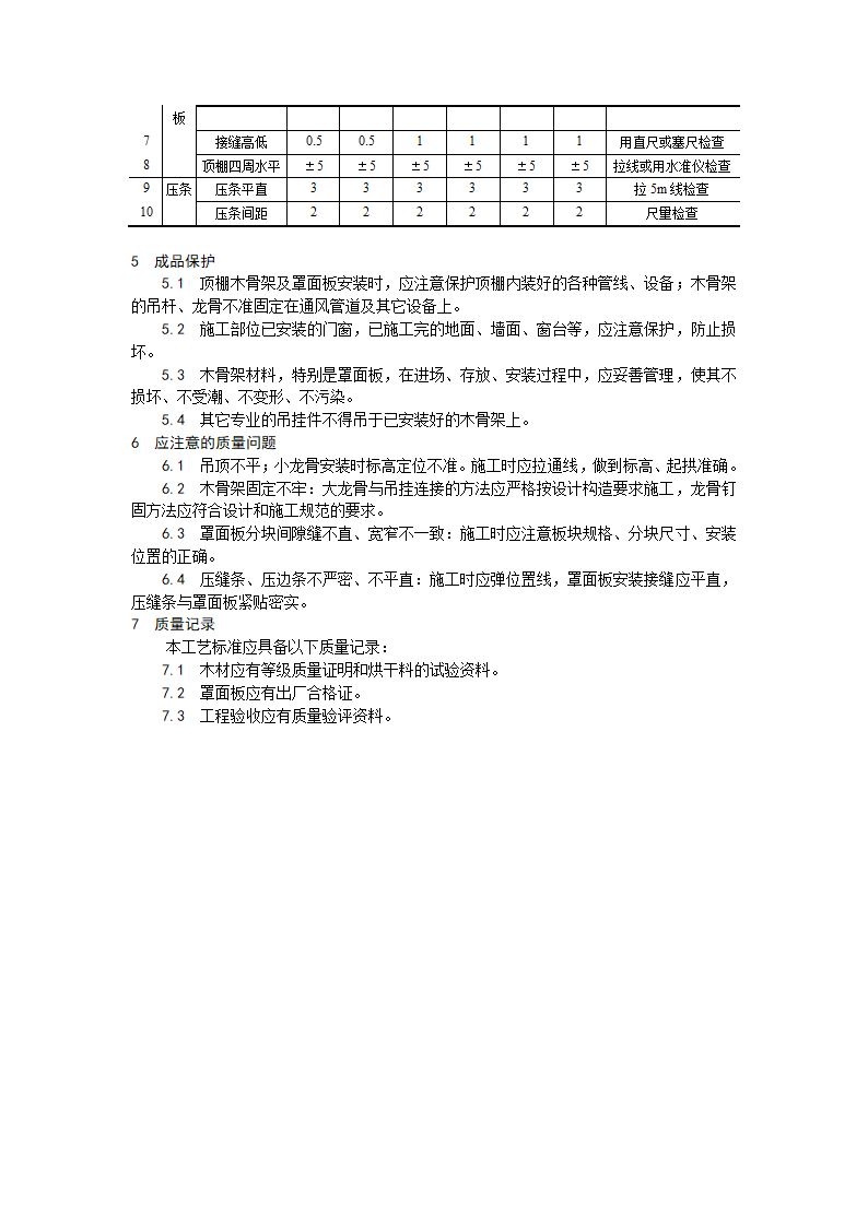 装饰工程木骨架罩面板顶棚施工工艺.doc第3页