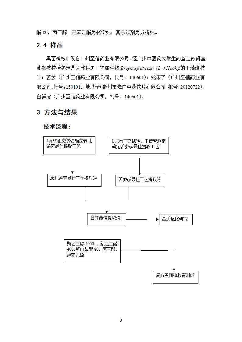 中药学论文 复方黑面神软膏制备工艺研究.doc第8页