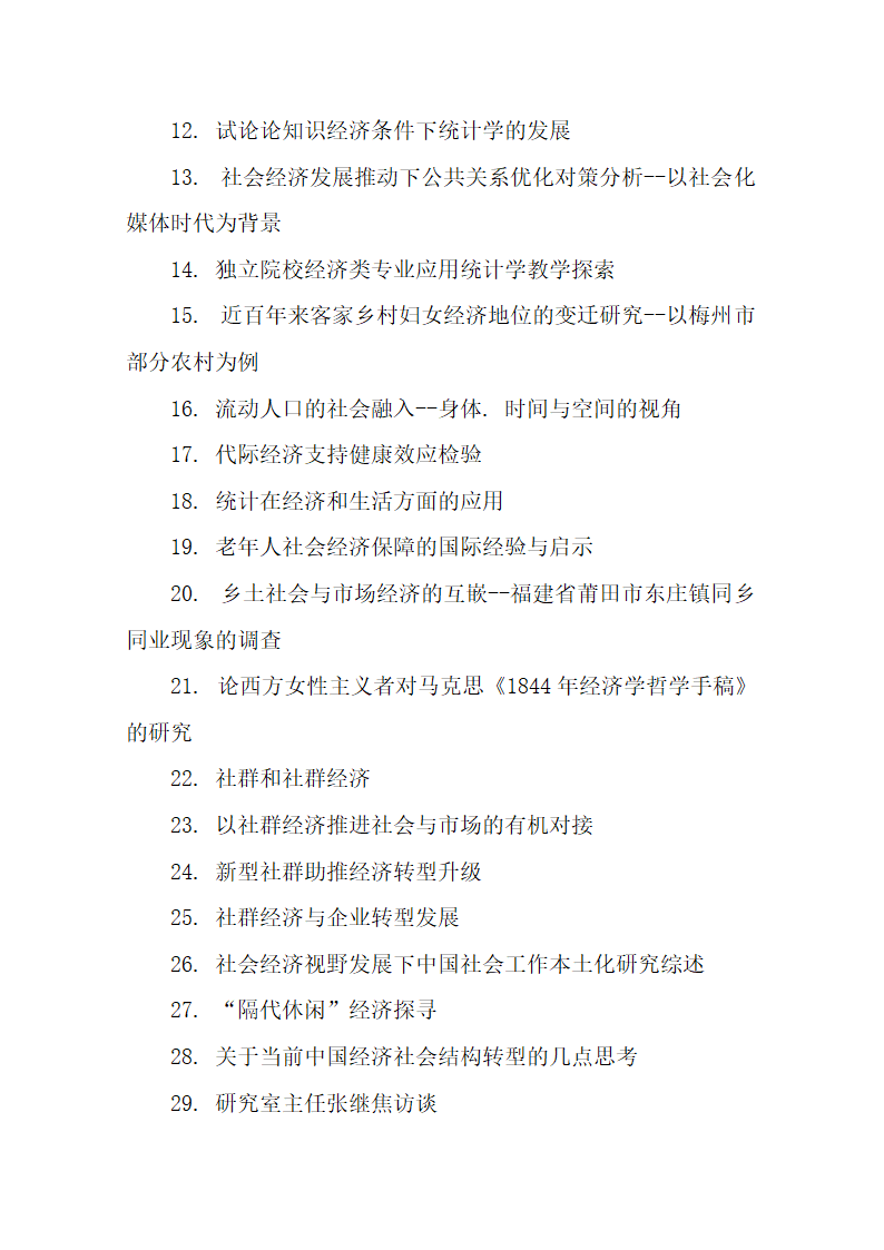 136个优秀经济社会学论文题目参.docx第3页