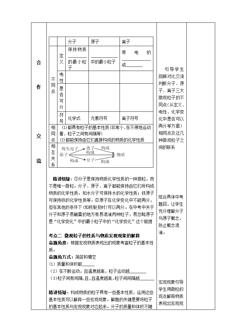 仁爱湘教版九年级化学 3.1构成物质的微粒 复习 教案.doc第2页