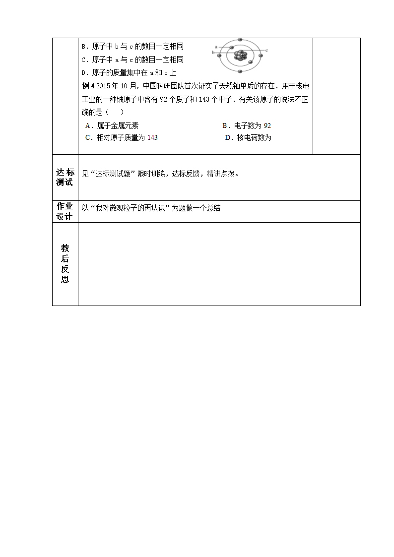 仁爱湘教版九年级化学 3.1构成物质的微粒 复习 教案.doc第5页