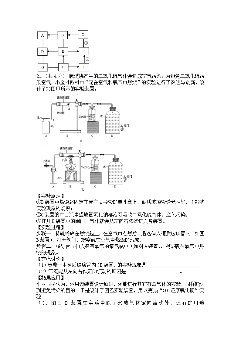 九年级化学模拟试题卷（含答案）.docx第7页