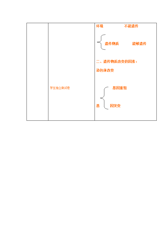 人教版八年级生物下册教案-7.2.5生物的变异.doc第5页