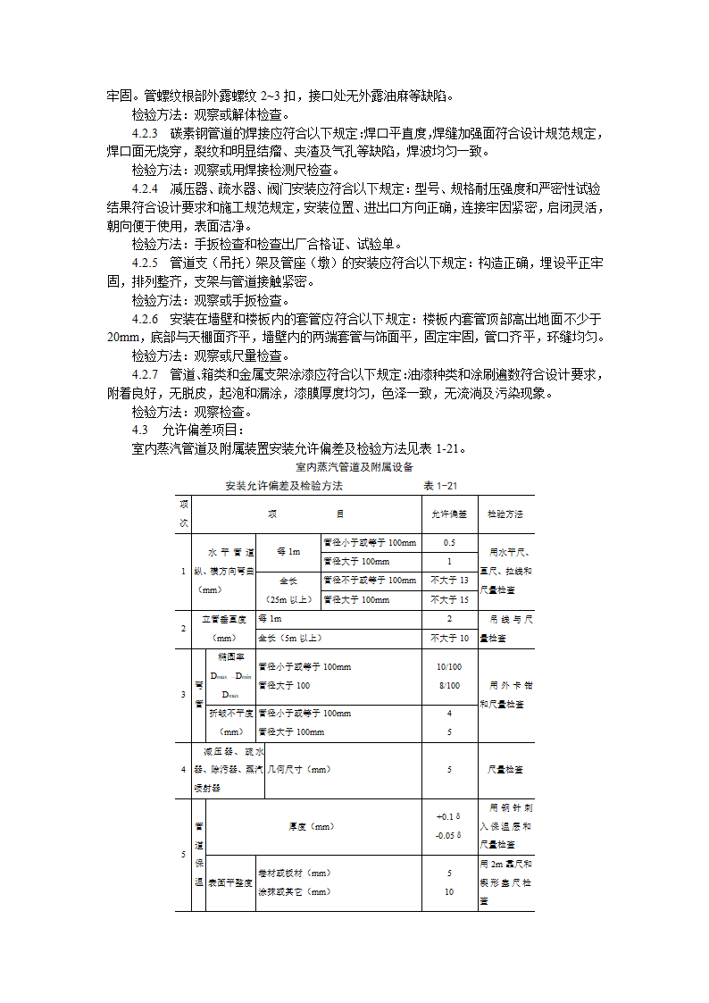 室内蒸汽管道及附属装置安装工艺标准 1101998 160.doc第6页