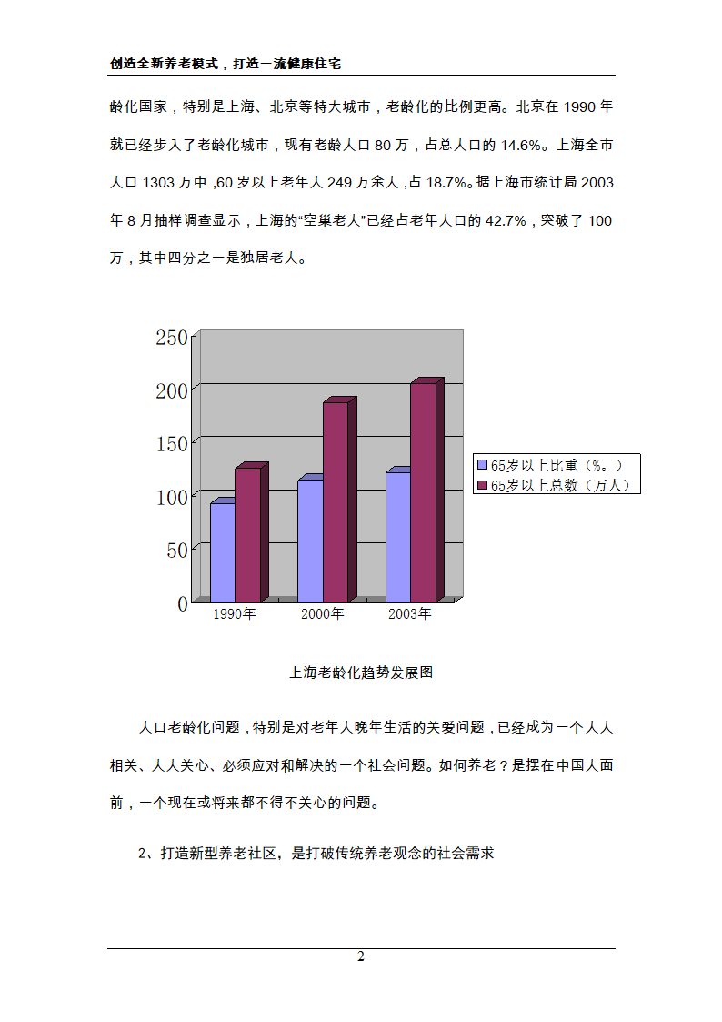 新概念住宅运动 新概念社区养老 创造全新养老模式，打造一流健康住宅.doc第2页