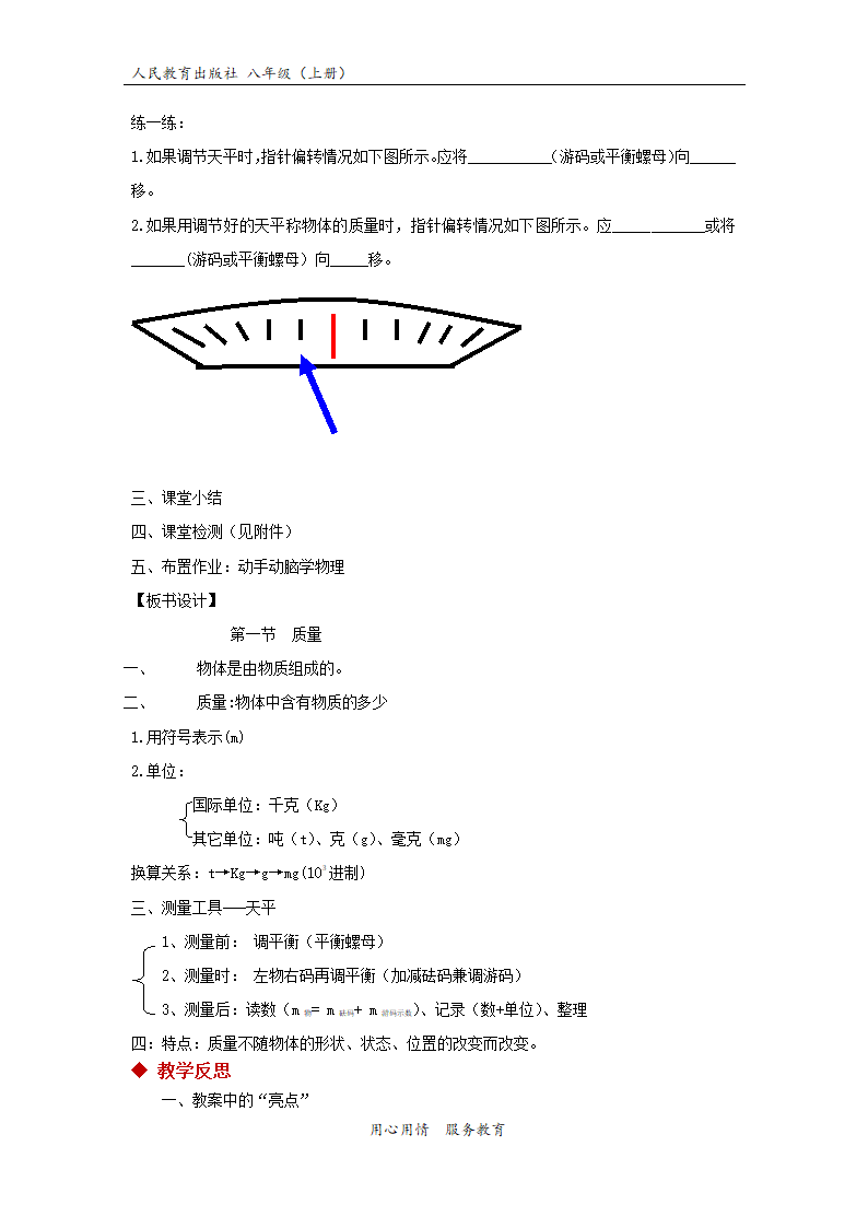 【教学设计】《质量》（物理人教八上）.docx第5页