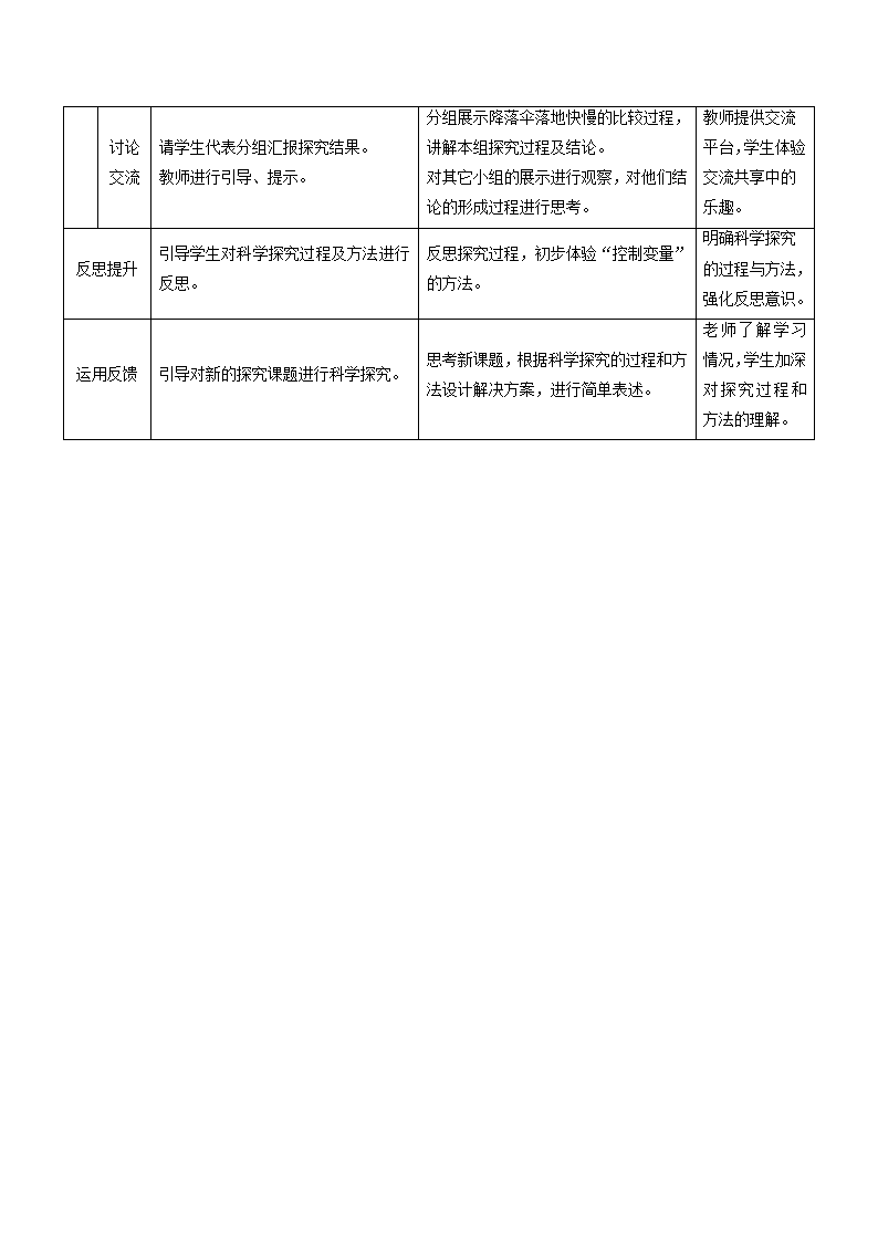 物理教科版八年级上册1.3《降落伞比赛》教案.doc第3页