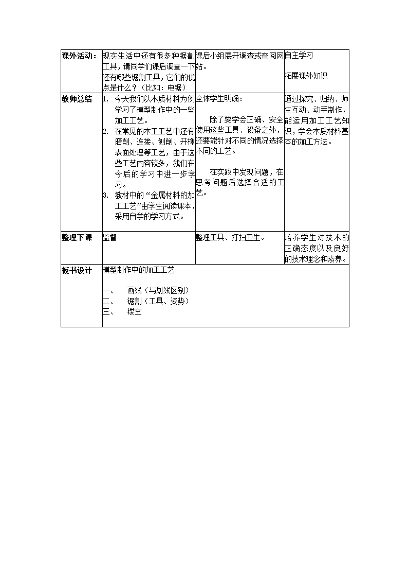 《模型制作中的加工工艺》说课稿.doc第5页