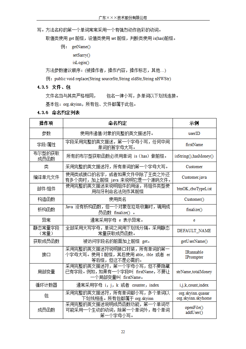 CMMI- 软件开发代码编程规范.docx第22页