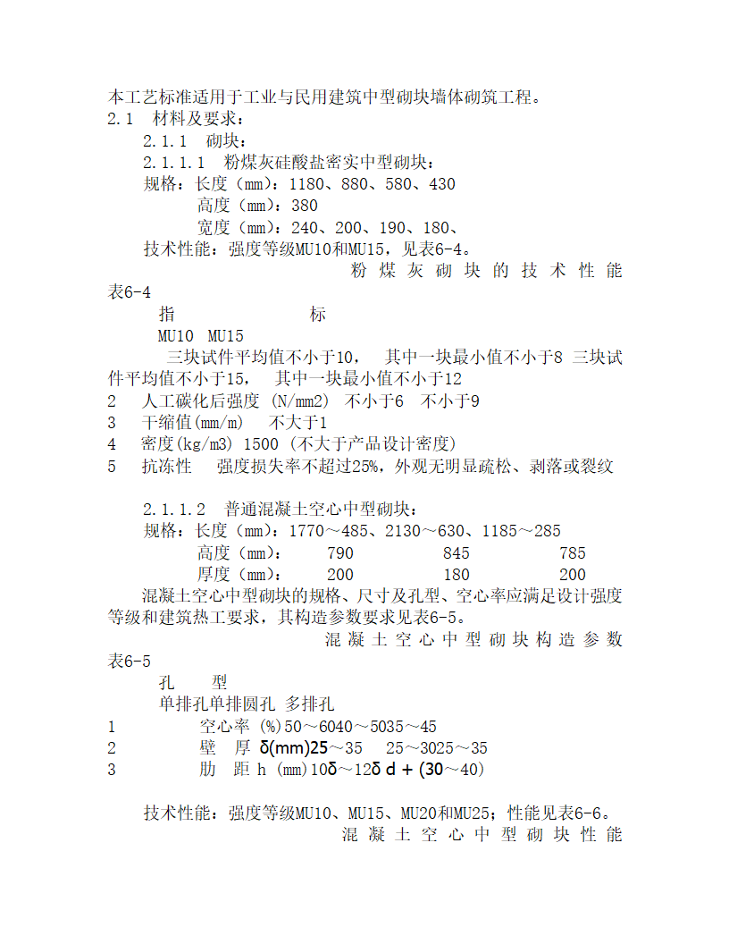 某中型砌块墙体砌筑工艺.doc第1页