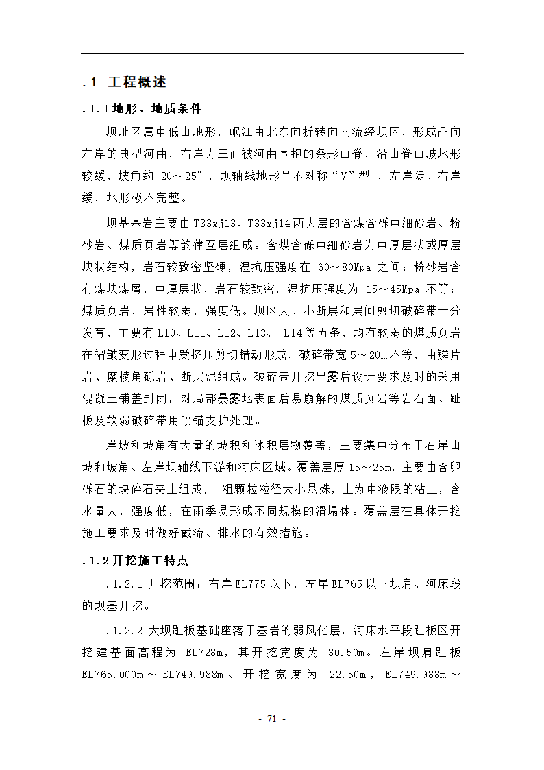 大坝坝基开挖与支护工艺.doc第1页