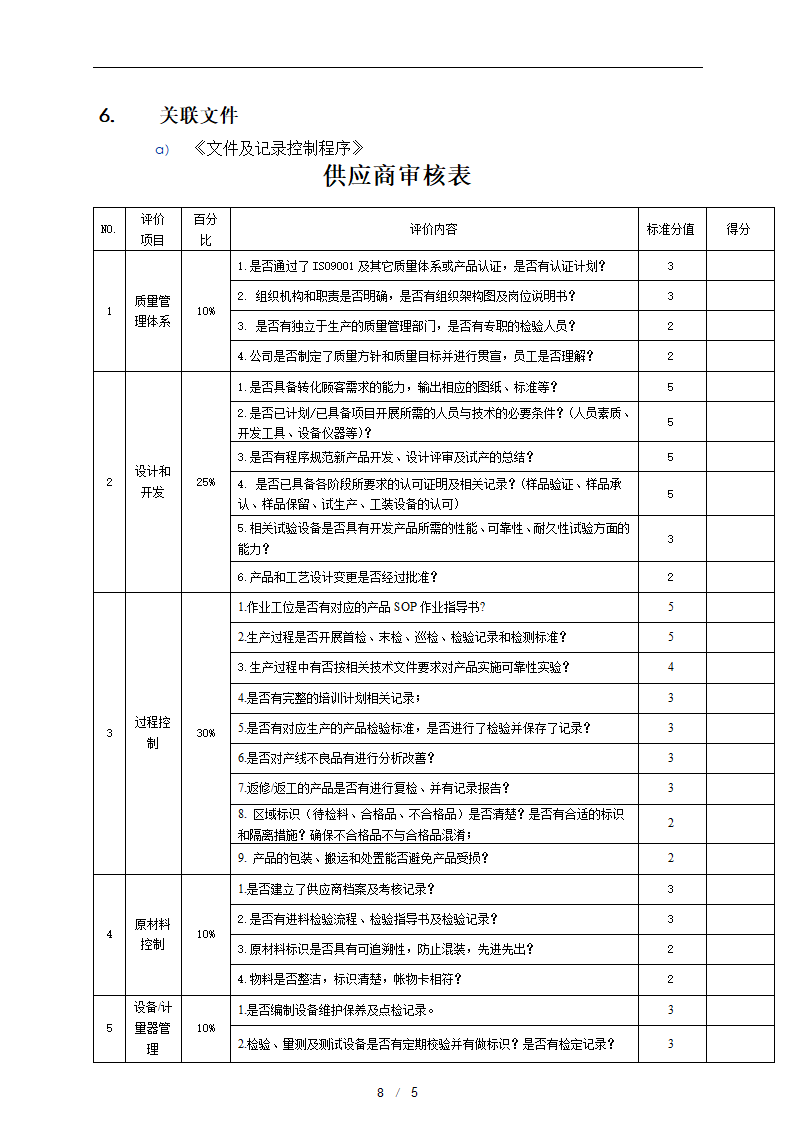 供应商开发与管理控制程序.docx第9页