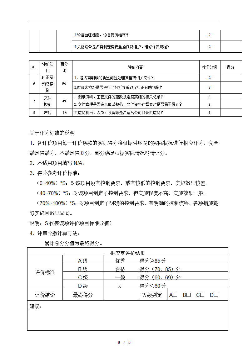 供应商开发与管理控制程序.docx第10页