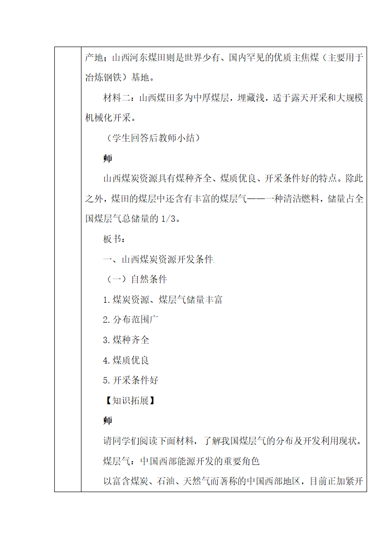 《能源资源的开发——以我国山西省为例》教案（第1课时）.doc.doc第5页