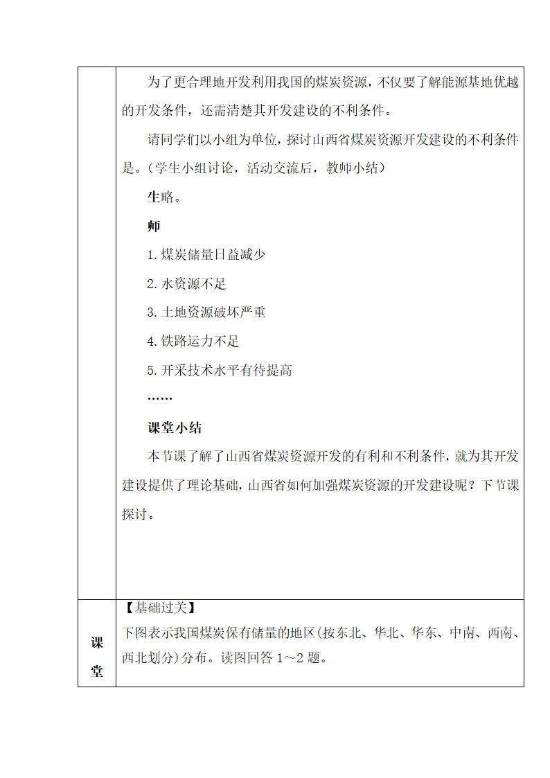 《能源资源的开发——以我国山西省为例》教案（第1课时）.doc.doc第10页