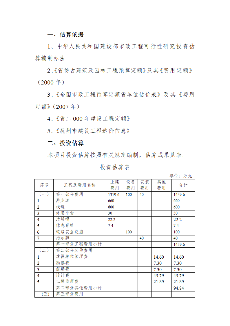 旅游风景区游步道新建项目可行性研究报告secret.doc第54页