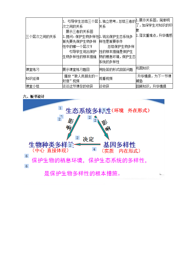 人教版初中生物八上6.2 认识生物的多样性 教案.doc第3页