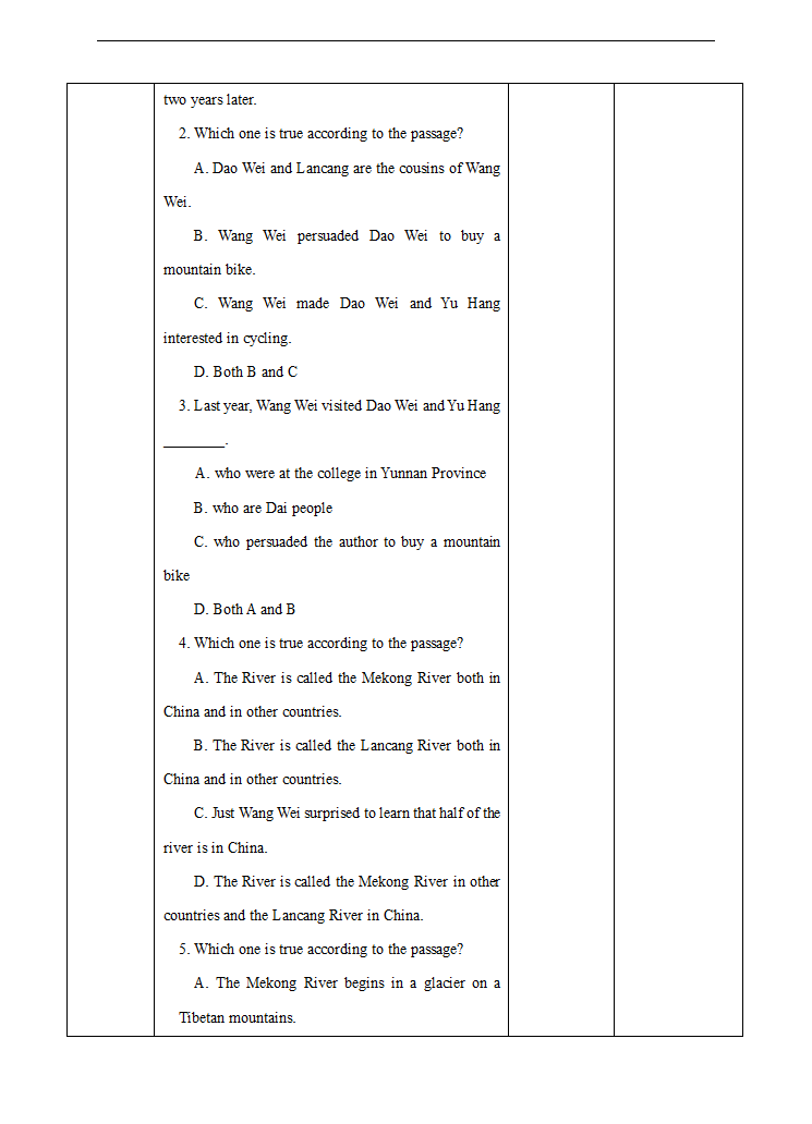 高中英语人教版必修一《Unit 3-2 reading(1)》教材教案.docx第10页