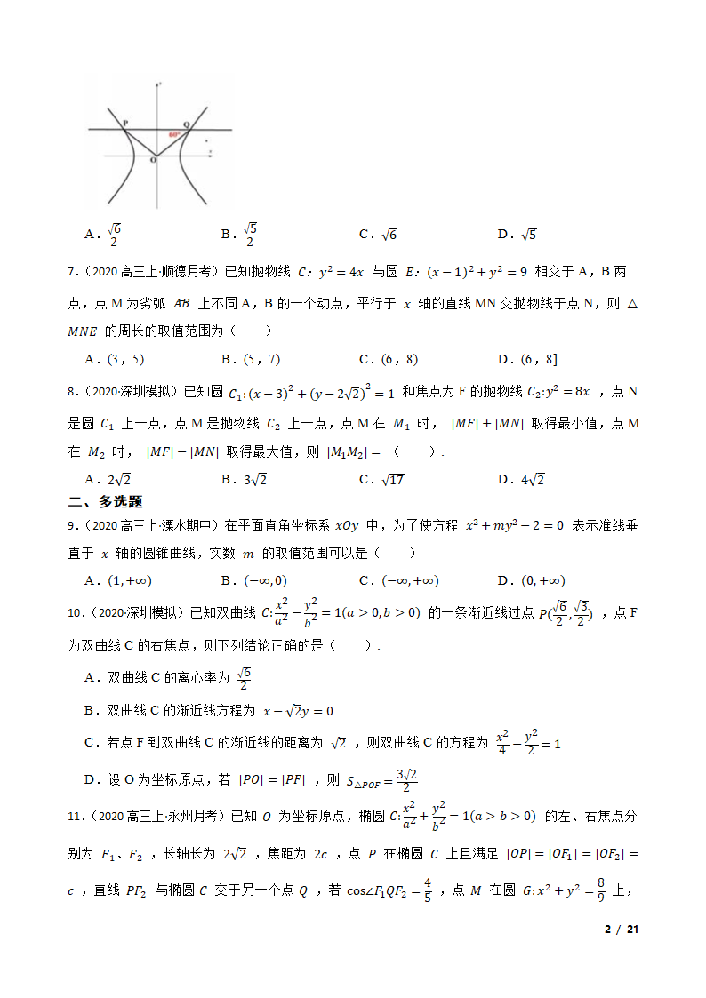 2021年高考数学尖子生培优 专题09  圆锥曲线.doc第2页