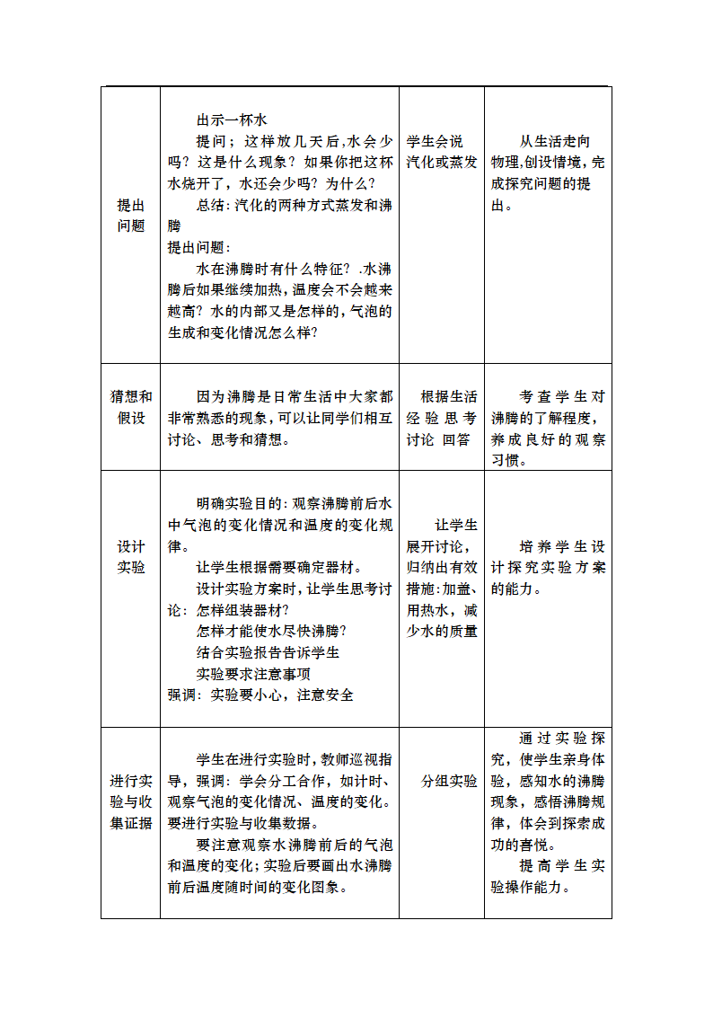 人教版八年级上册物理教案：3.3汽化和液化.doc第2页