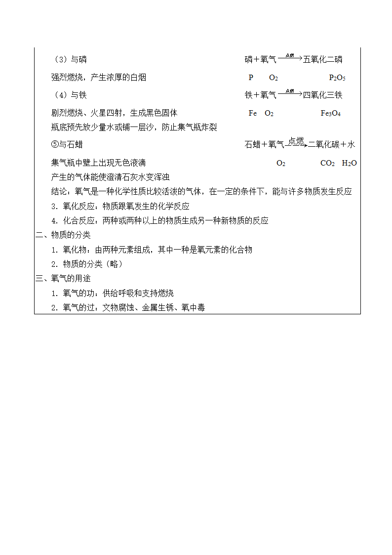 沪教版（上海）化学九年级上册 2.2 神奇的氧气 教案.doc第9页