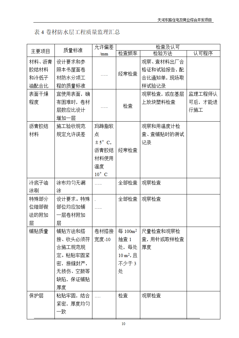 住宅及商业综合开发项目地下防水工程质量监理细则.doc第10页