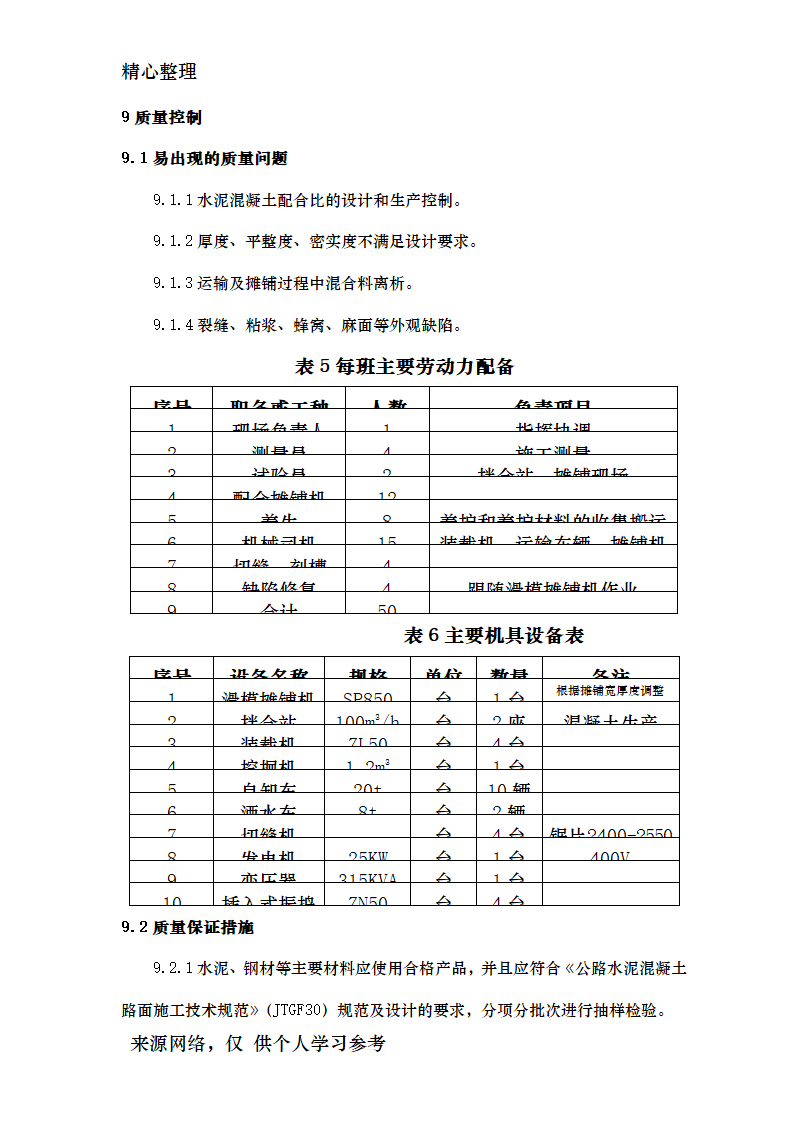 公路水泥混凝土路面滑模摊铺施工工艺工法资料.doc第13页