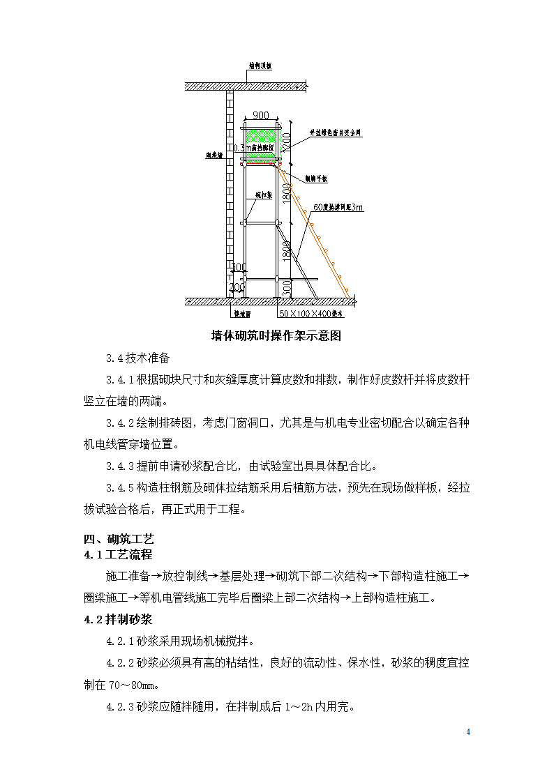 [内蒙古]框剪结构医院工程砌筑工程施工方案.doc第5页