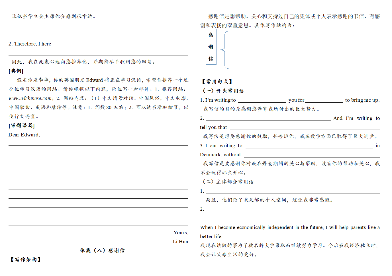 2022届高三英语二轮复习：应用文写作练习（无答案）.doc第12页