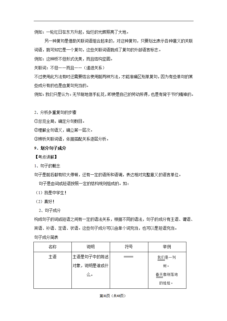 三年山东中考语文模拟题分类汇编之词语（解析版）.doc第31页