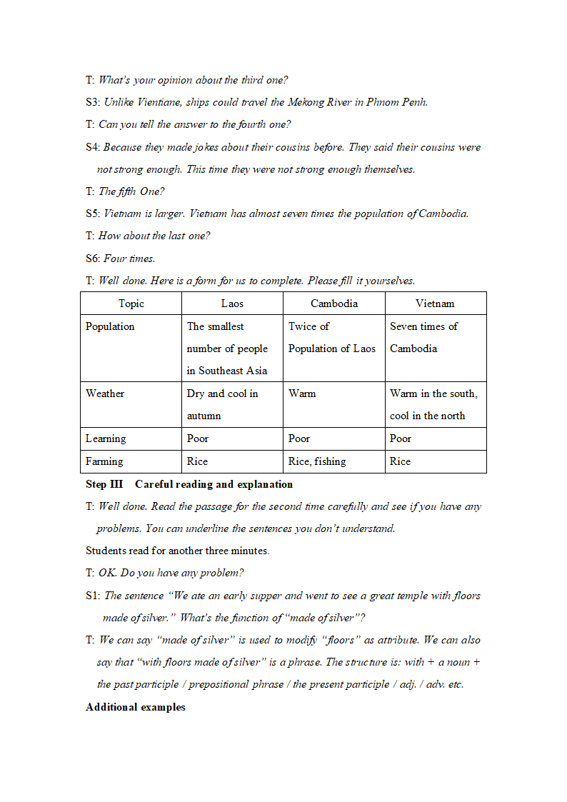 【同步备课】2015年秋高中英语必修一：Unit 3 Travel journal 单元教案.doc第34页