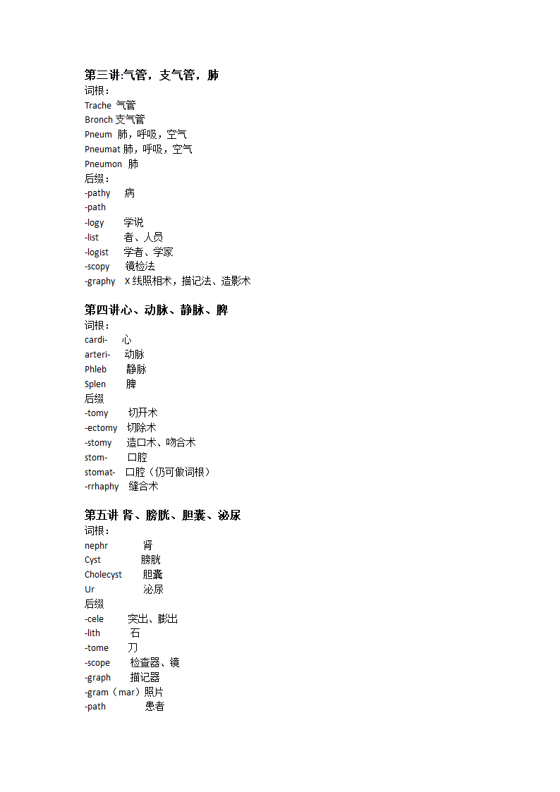 医学英语词根、词缀.doc第2页