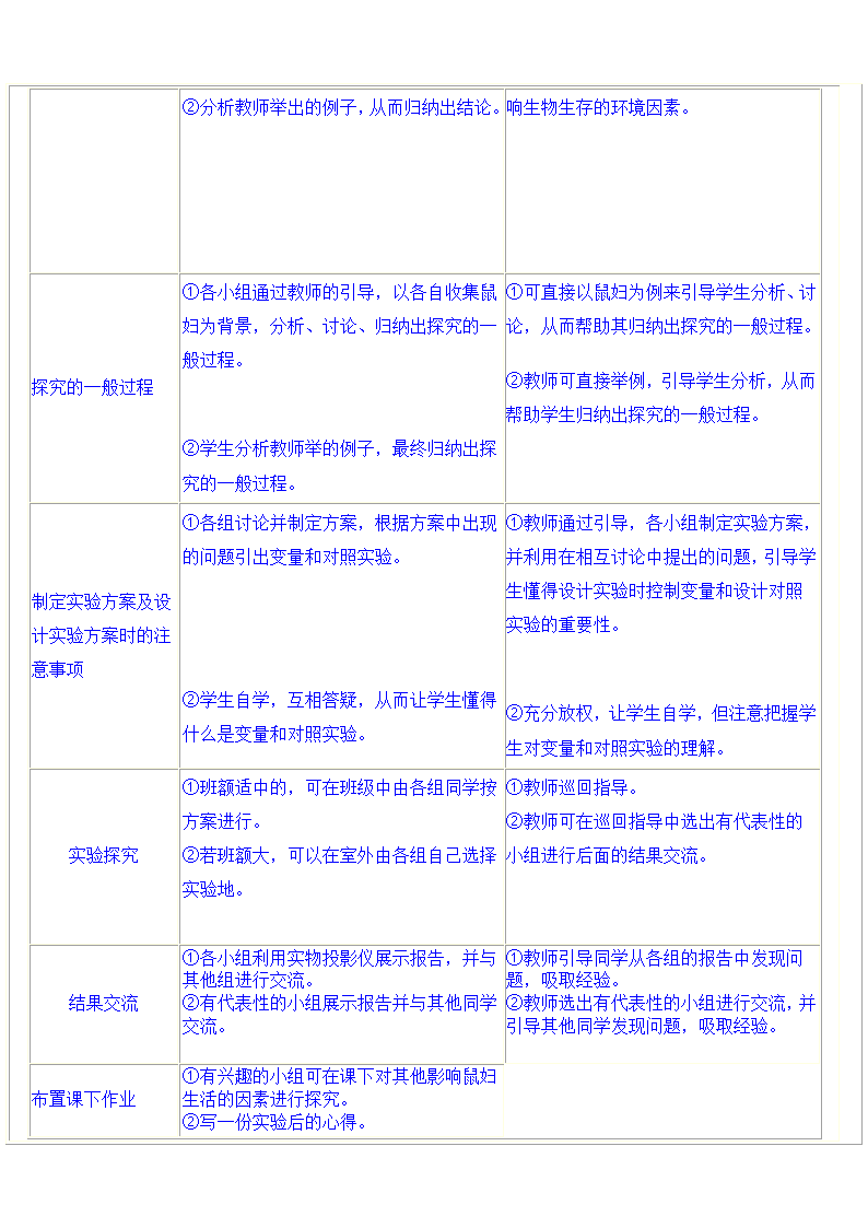 七年级上期生物第一单元教案[上学期].doc第8页