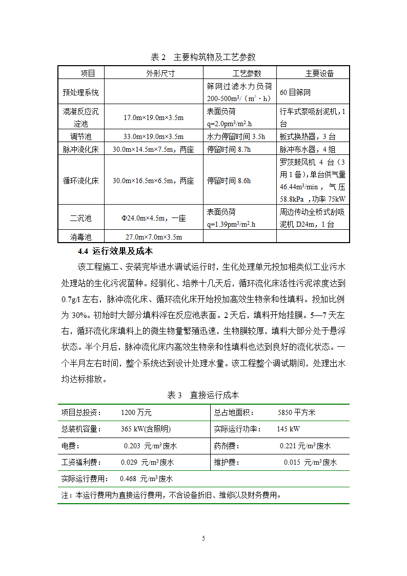 脉冲-循环流化床工艺及在印染废水处理中的应用.doc第5页