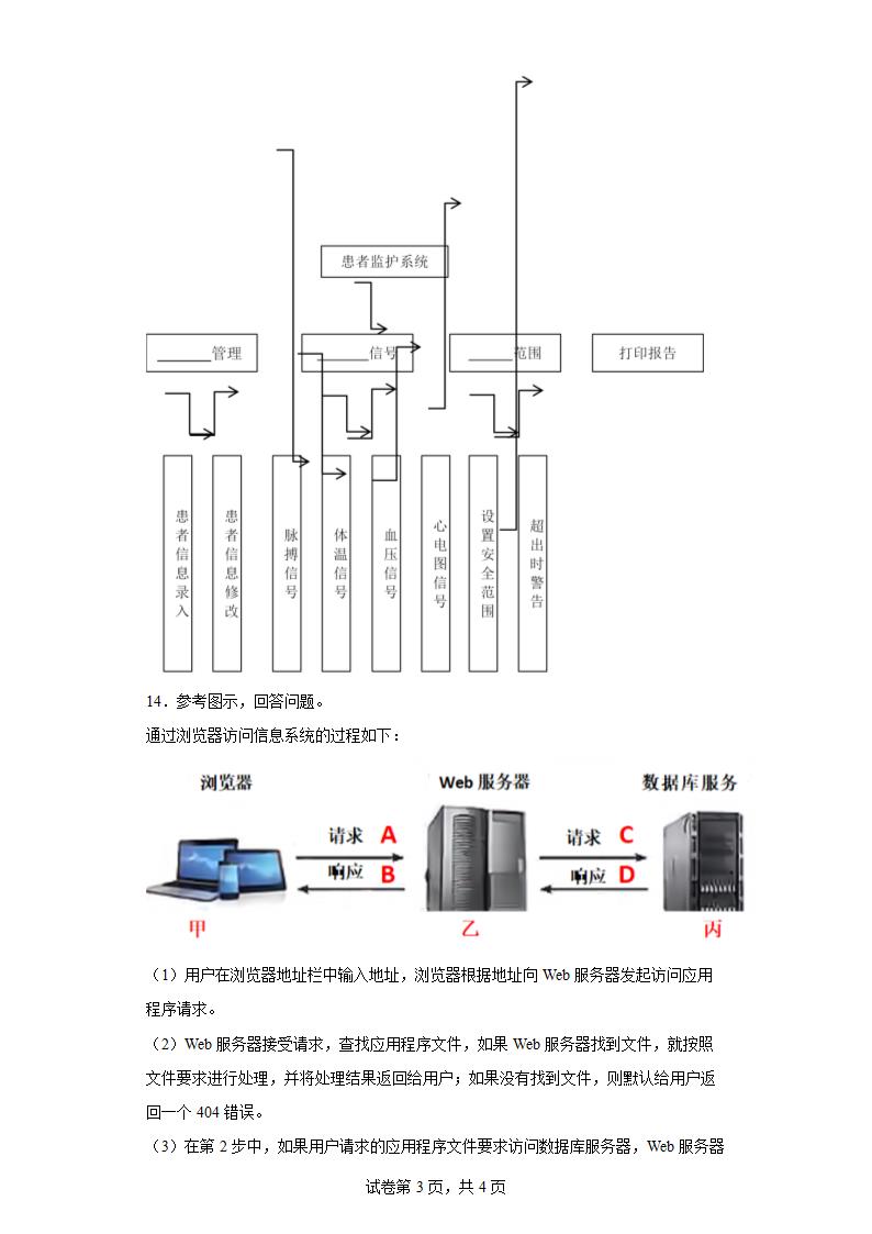 2.2 信息系统的开发过程 综合练习 人教中图版（2019）高中信息技术必修2（含答案）.doc第3页