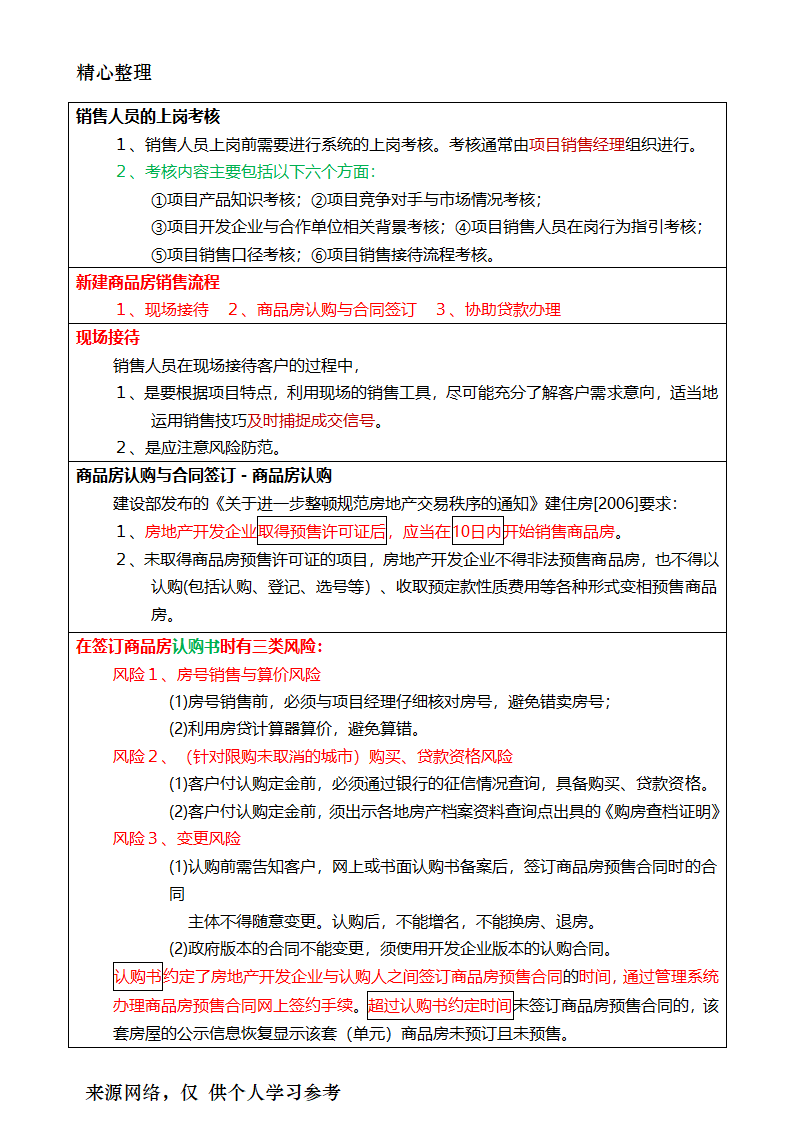 2017年房地产经纪人考试重点摘要房地产经纪业务操作第5页