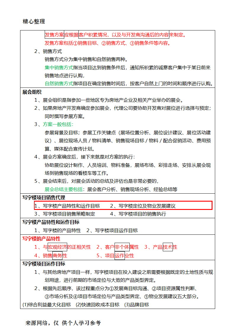 2017年房地产经纪人考试重点摘要房地产经纪业务操作第10页