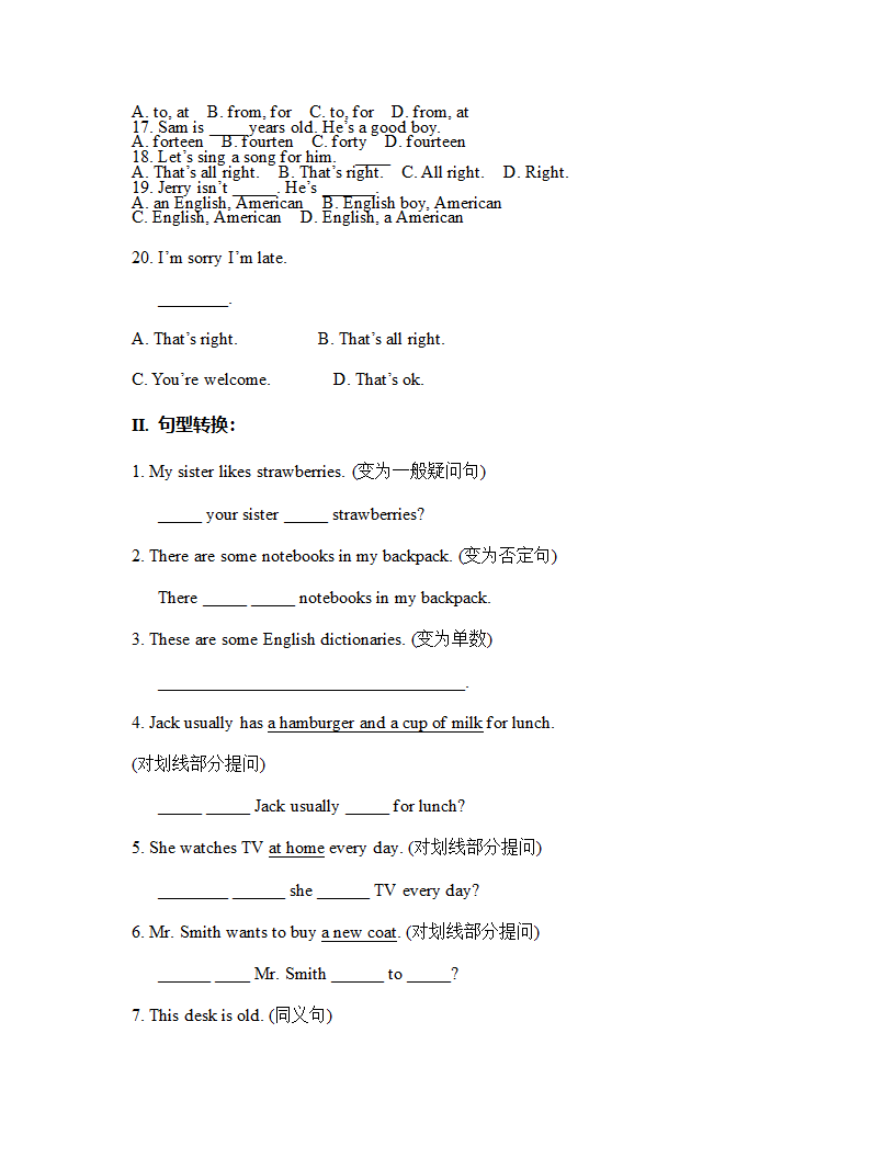 新目标英语七年级上starter-unit7复习教案[上学期].doc第20页