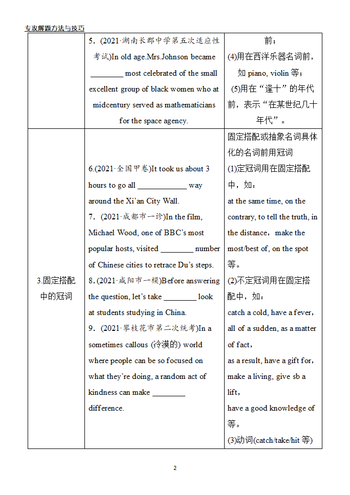 高考英语二轮复习语法填空指导- 自由填空题学案（含答案）.doc第2页