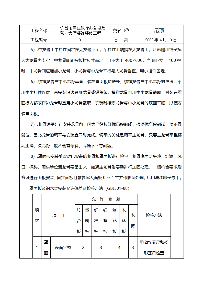 轻钢龙骨铝塑板吊顶施工工艺.doc第2页