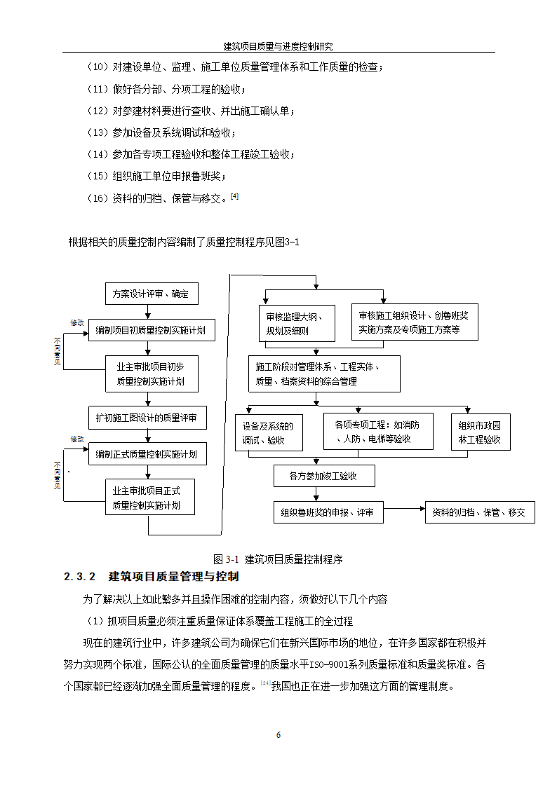 工程管理毕业论文建筑项目质量与进度控制研究.doc第12页