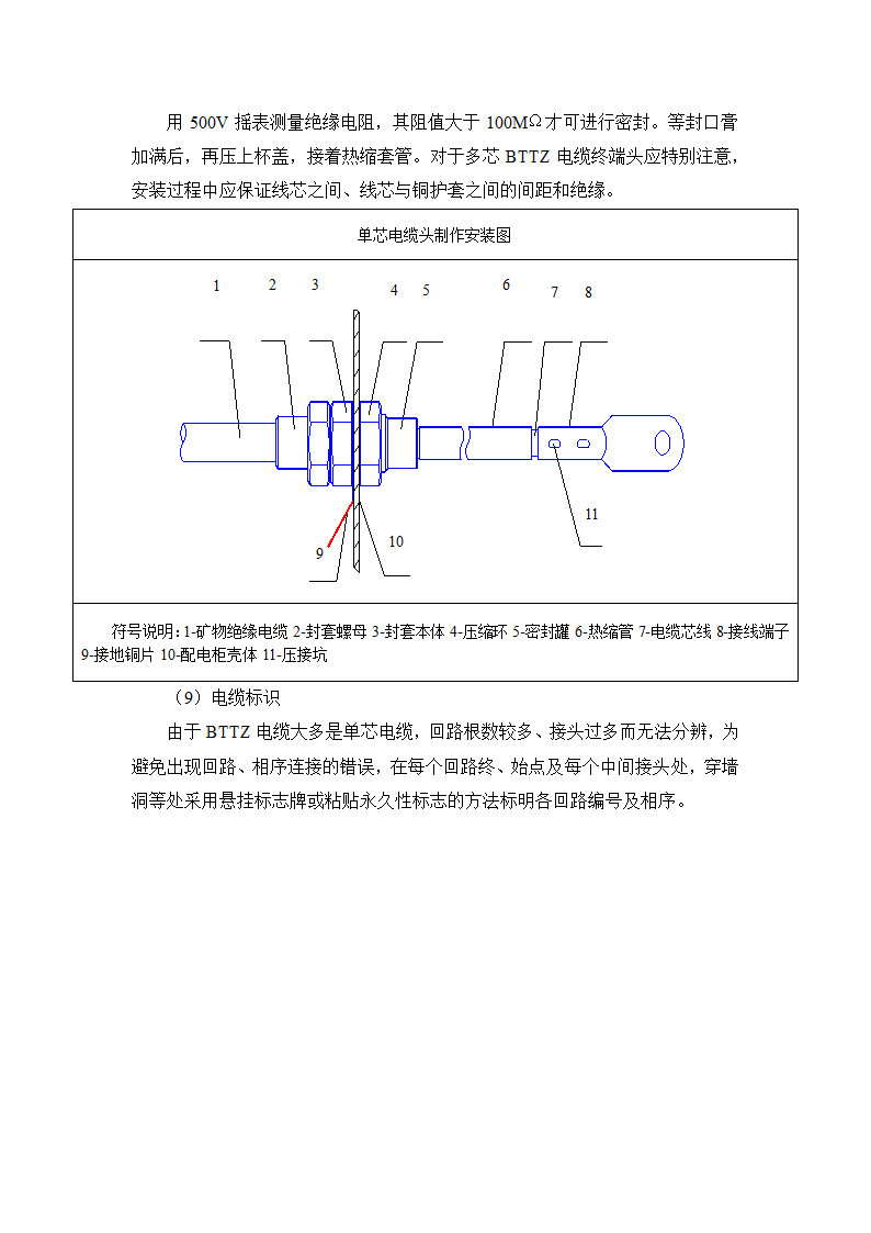 矿物绝缘电缆施工方案——施工重点及主要工艺.docx第6页